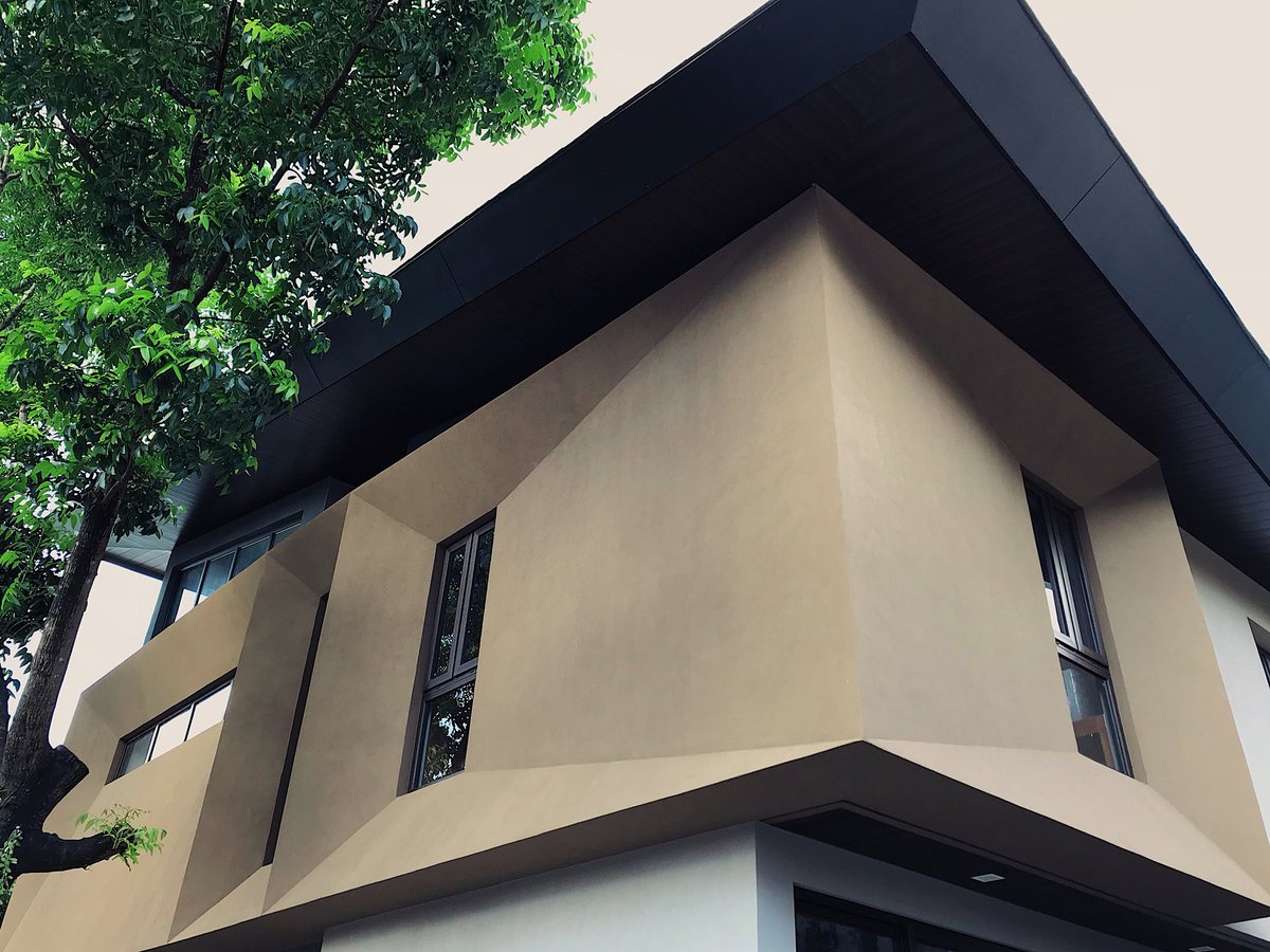 arkisens's tweet photo. A bit outside our comfort zone, this one. But the team managed to pull it off just the same! Turnover in a few weeks! #Arkisens #architecture #house #residential #design #6X6Builders #construction #FilipinoArchitecture #FilipinoDesign #ModernArchitecture #PhilippineArchitecture https://t.co/A83jU5aKjF