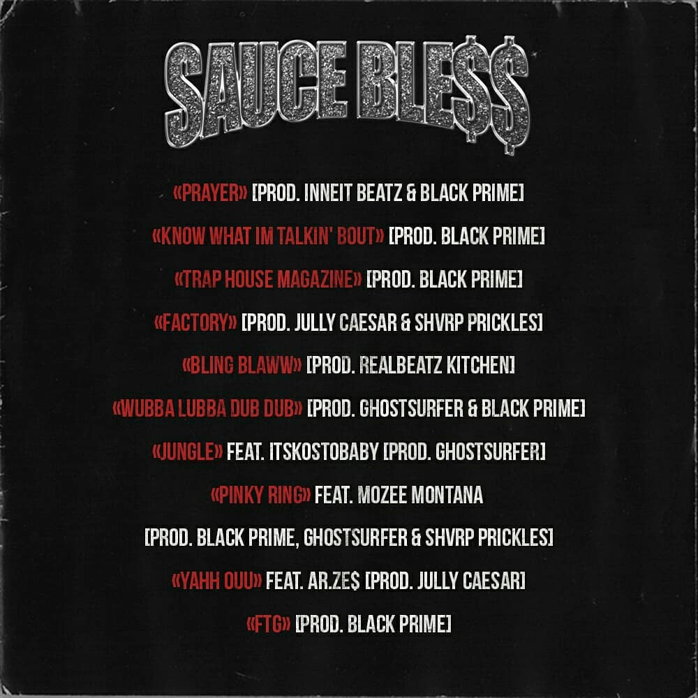 RaHashTabasko's tweet image. Предзаказ микстейпа «SAUCE BLE$$» открыт! Также стал доступен один из треков: «Yahh Ouu» feat. Ar.Ze$ 

Preorder: vk.cc/8e8DH0
Официальный релиз 10 июля