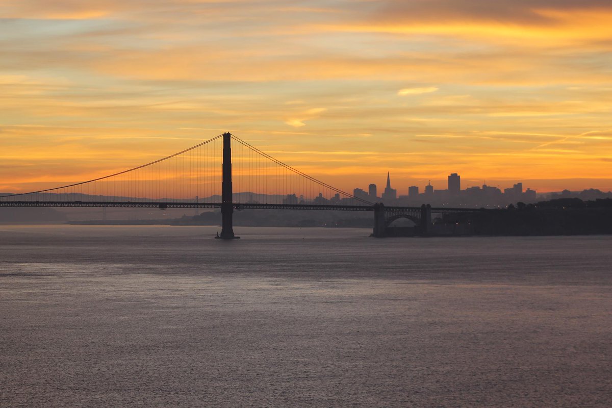 We always have such a breathtaking view of the #GoldenGateBridge and the city. #ymca