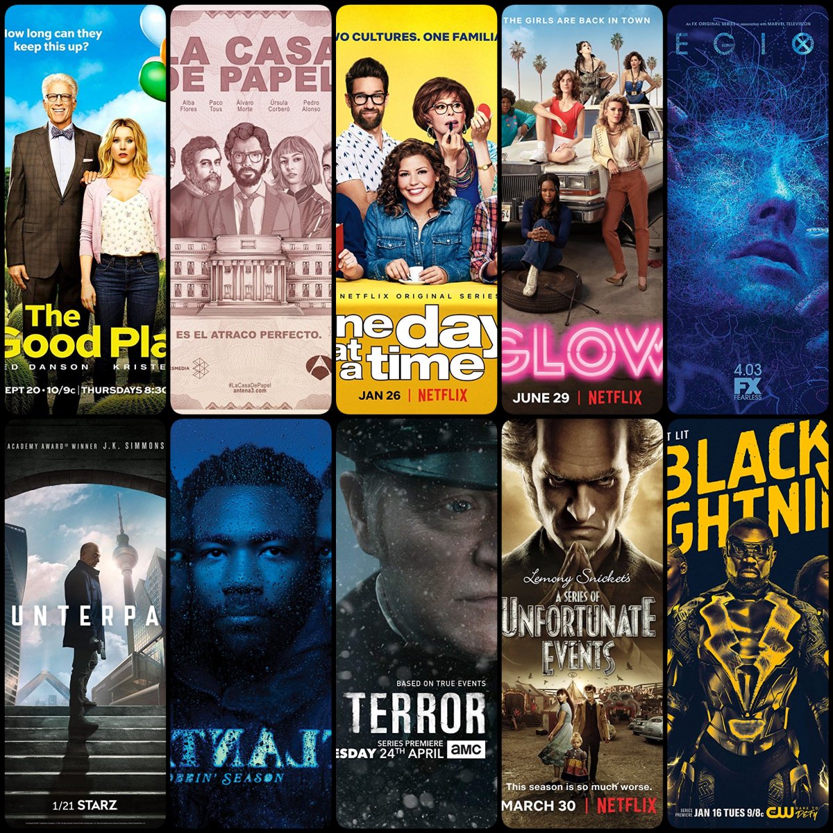 ぬま 18年上半期ドラマベスト10 1 グッド プレイス S2 2 ペーパー ハウス 3 ワンデイ 家族のうた S2 4 Glow S2 5 レギオン S2 6 Counterpart 7 Atlanta Robbin 8 ザ テラー 9 世にも不幸なできごと S2 10 ブラックライトニング T Co