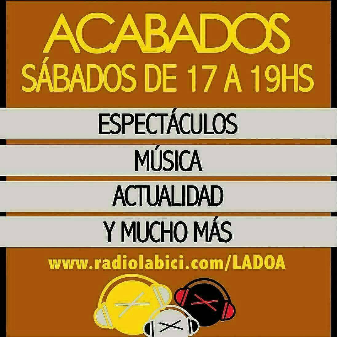 📣 Último programa de Acabados!!
Imperdible por radiolabici.com Lado A 📻 <a href="/RadioLaBici/">Radio LaBici</a> 

😁😁😁😁😁