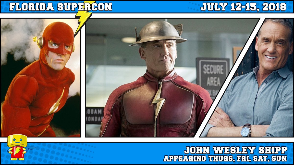JohnWesleyShipp's tweet photo. Come out and play! The Broders are excellent hosts 👍⚡️☄️💫 @FloridaSupercon 12-15 July 2018 https://t.co/F9xQXNJngV https://t.co/g2ZIFrpxQf