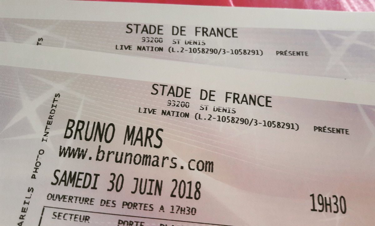 Orliane's tweet photo. Dans quelques heures!!!! #brunomars #stadeDeFrance #amazing #concert 😎 https://t.co/IhLBzlXPhS