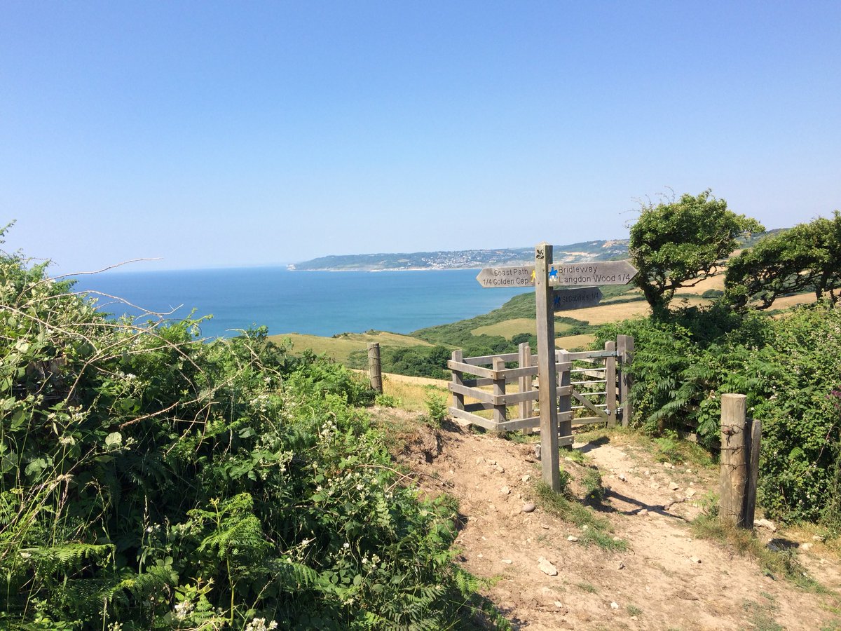 LymeRegisTIC's tweet image. ....spoilt for views on our Jurassic Coast!!! 

@visit_dorset @swcoastpath  @nationaltrust #JurassicCoast #LymeRegis #Goldencap #coast #walks