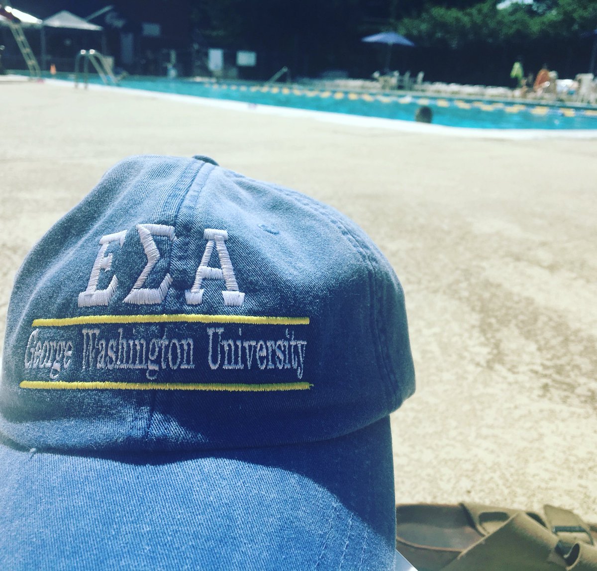 gwuESA's tweet photo. Repping ESA poolside 🕶☀️
#WeLoveMerch https://t.co/7e2rICr8Gu