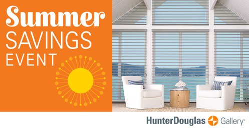 See the latest styles from award-winning window coverings specialists Hunter Douglas at Seeview Blinds &amp; Shutters and enjoy the Summer Savings Event! seeviewblinds.com/promotions.html