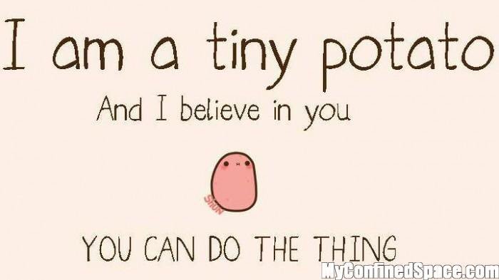 Merrell_Potato's tweet image. 😂😂.  When ur crush is the tiny potato. 😂😂.