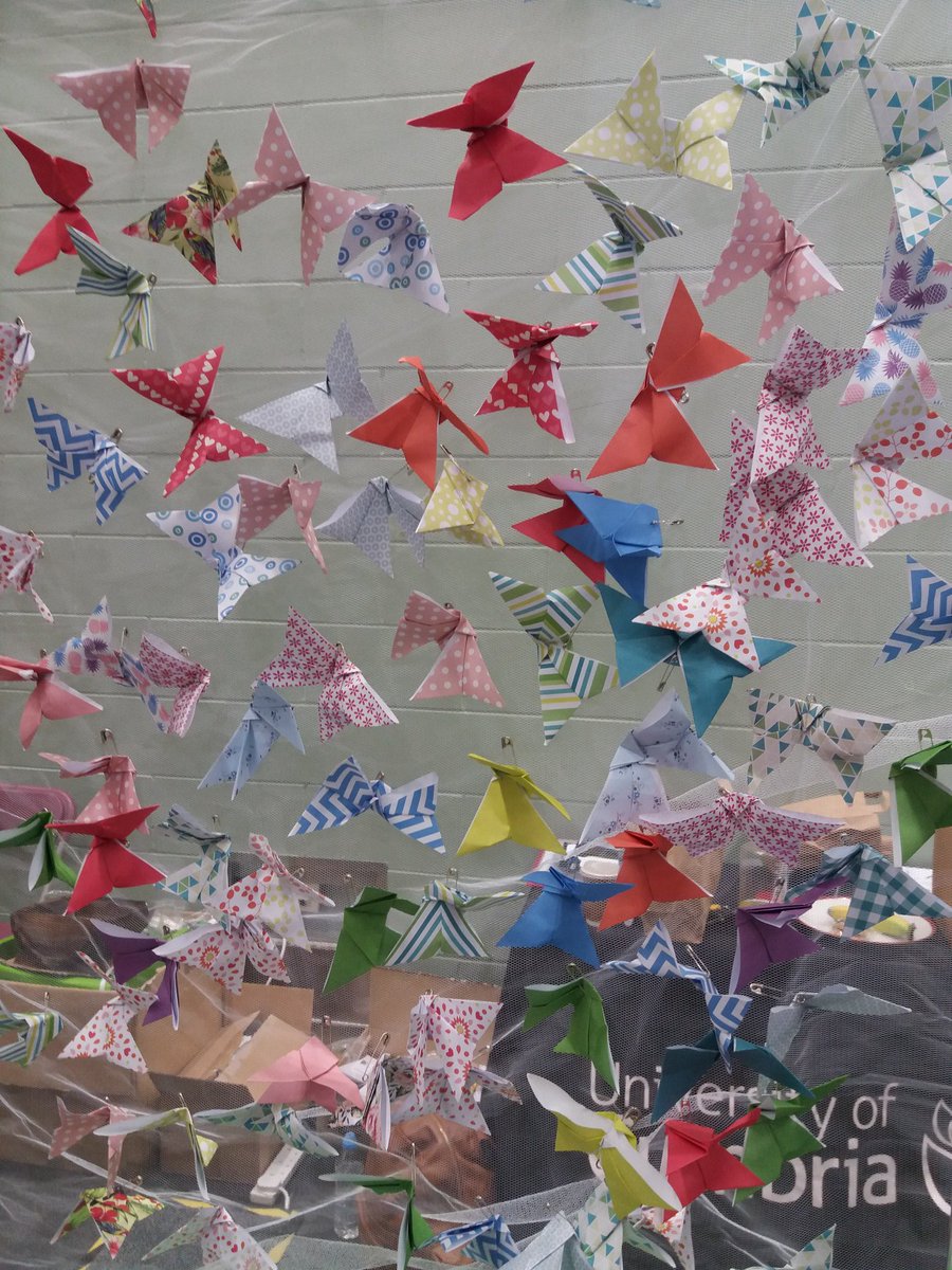 We have made 100s of butterflies! @lancscifest #LancSciFest #science #Community #crafts <a href="/CumbriaUni/">University of Cumbria</a> <a href="/CumbriaUniSci/">CumbriaUni Science</a>