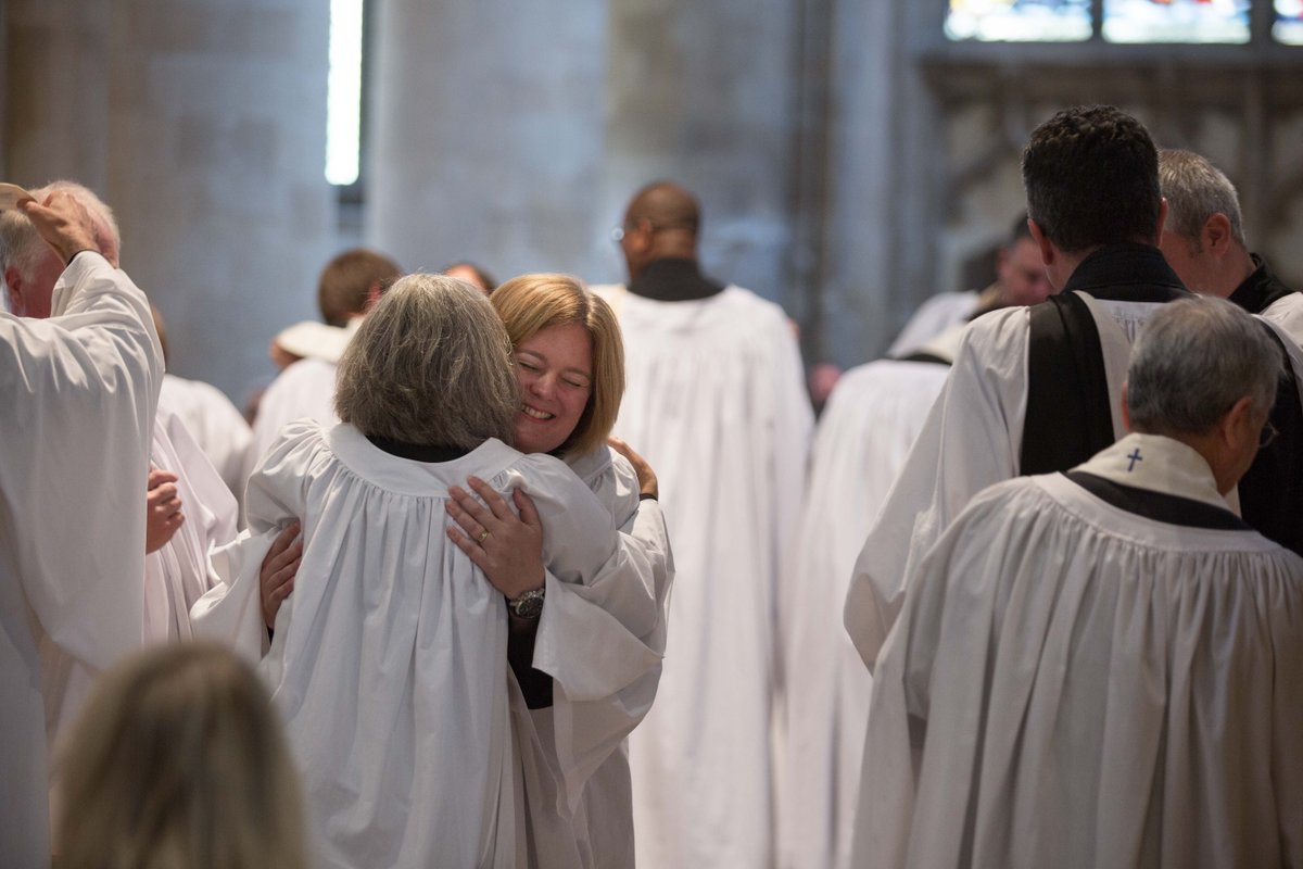 oxforddiocese's tweet photo. ... and also with you.

#newrevs 
@ChChCathedralOx https://t.co/voAsw3JvgL