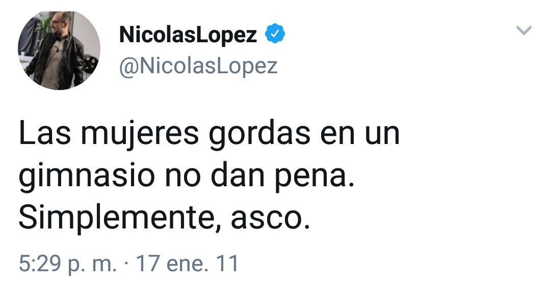 ValeMarquezP's tweet image. Si señores/as este es Nicolas Lopez, el narciso, enfermo y degenerado. Das asco HDP tu y tu sequito de aduladores