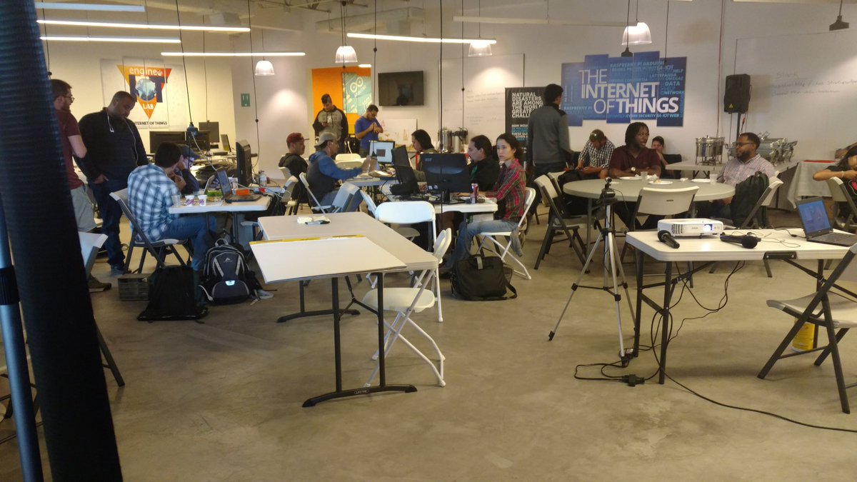 CascadianMesh's tweet photo. @Altheamesh routers in Puerto Rico at the Meshing with Data Hackathon! https://t.co/4CKN9g6JUe