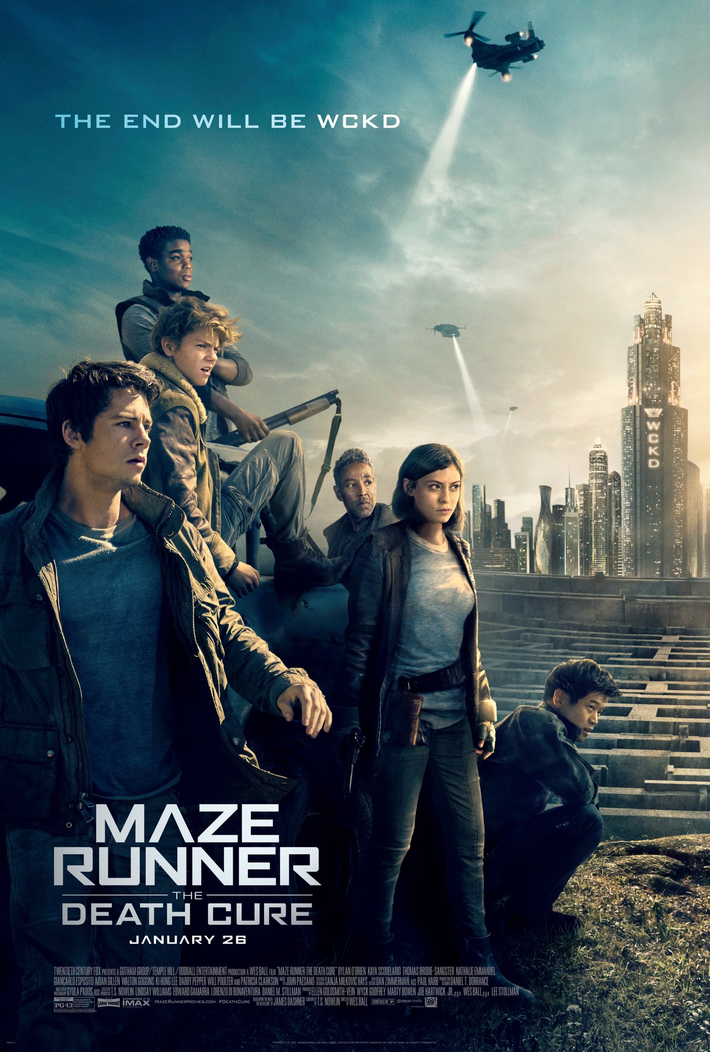 Image result for maze runner death cure poster