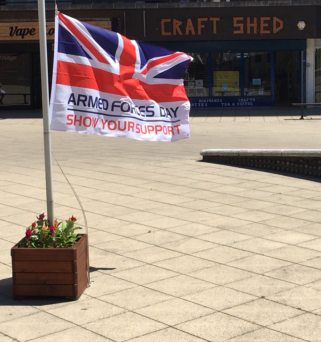 The Craft Shed watched the Armed Forces Day today #basildon #echo #ArmedForcesDay  #ArmedForcesDay2018 #craft #thingstodo #painting #essex
