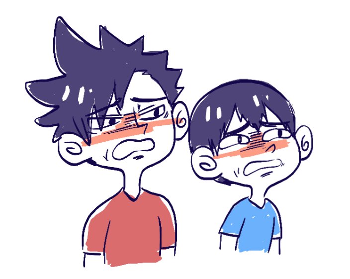 blulious's tweet image. BokuKage, KageAka, KuroKage