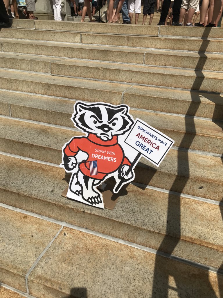 galanoula's tweet photo. #FamiliesBelongTogetherMarch in Madison https://t.co/yCEHLQPjlx