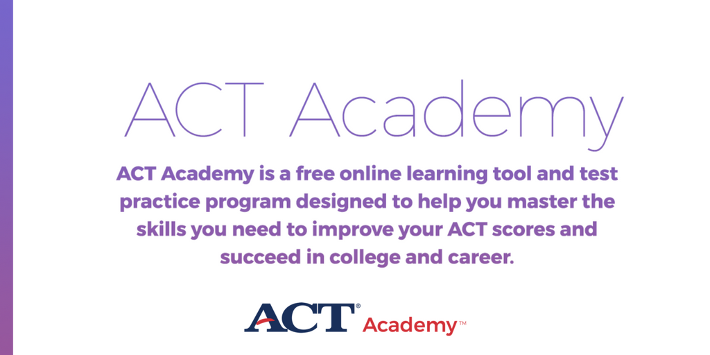 ACTStudent's tweet photo. Are you thinking about taking the ACT this summer? Do your best on test day by preparing with ACT Academy – a free online learning tool designed to help you master the skills you need to improve your ACT scores. 

https://t.co/FPZXHYdbqw https://t.co/pSwl8KZNVC