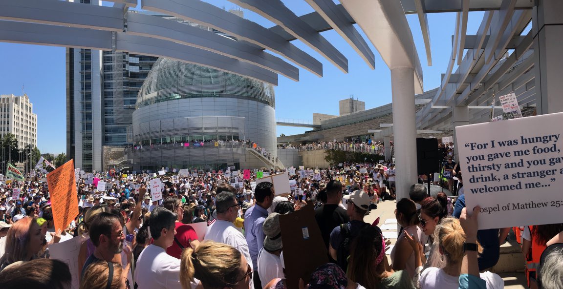 SIRENImmiRights's tweet photo. SIREN Immigrant Yourh and Families Presente! at the rally today at San Jose City Hall #stopseparatingchildren #defundcbp #stopcagingkids #AbolishICE https://t.co/CRSAv73LX1