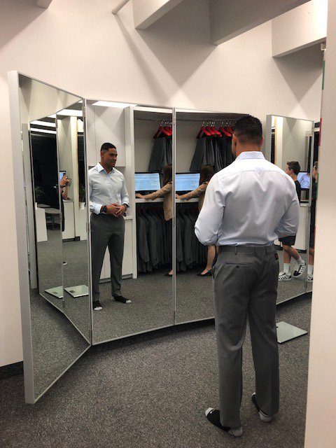 PURSUITSofGrtns's tweet photo. YOU CAN HAVE ANYTHING YOU WANT IN LIFE, IF YOU DRESS FOR IT! Do I go traditional or do I get funky with it? My good friends @surmesur made sure my next suit was one of a kind. Thanks @purinstinct for taking me to the best Canada has to offer. #pursuitsofgreatness #dressforsuccess https://t.co/KG1dPHLoJa
