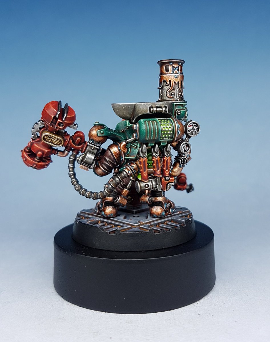 DarrenLatham's tweet photo. Hi all, I was lucky enough to pick up gold today at the Age of Sigmar Golden Demon, competition was tough in the staff category. Congrats to all the winners!
Custom head sculpt by Seb Perbet. 😁
#newAoS #warmongers #warhammer #AgeofSigmar #GamesWorkshop #goldendemon https://t.co/OEo4CkJhIc