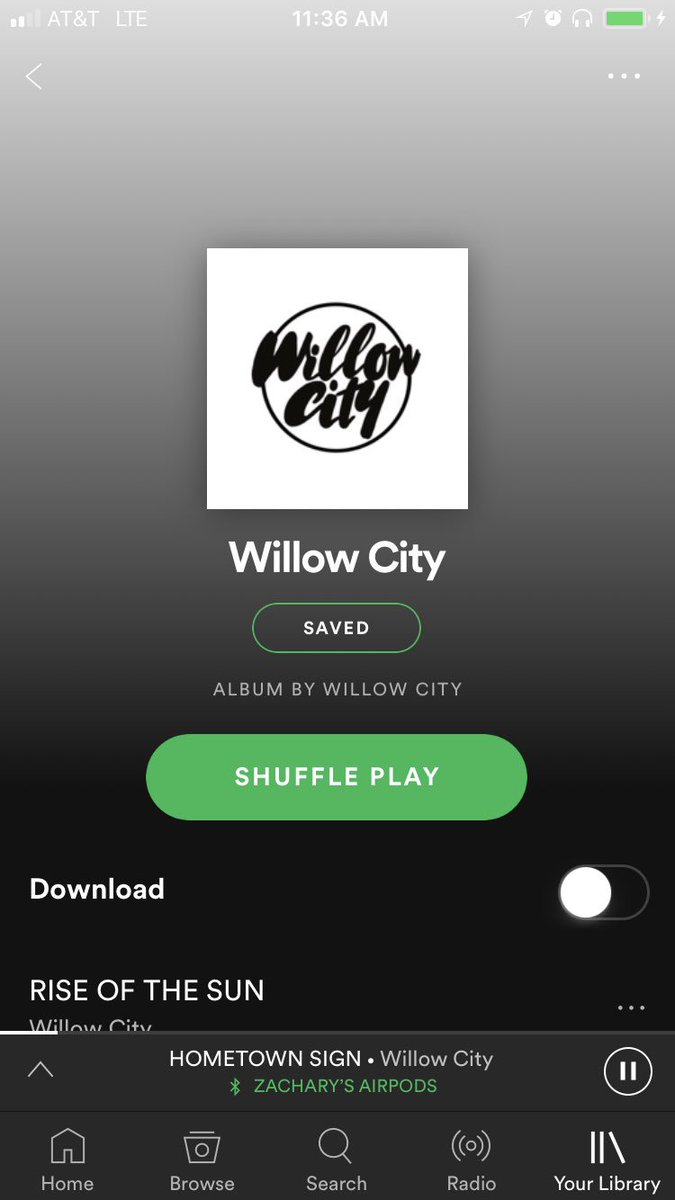 clazack's tweet photo. Jammin out to some awesome vibes from my friends at @WILLOWCITYMUSIC!! Check out their new album on Spotify https://t.co/r5ul30iw15 https://t.co/OcpUu0VuJZ