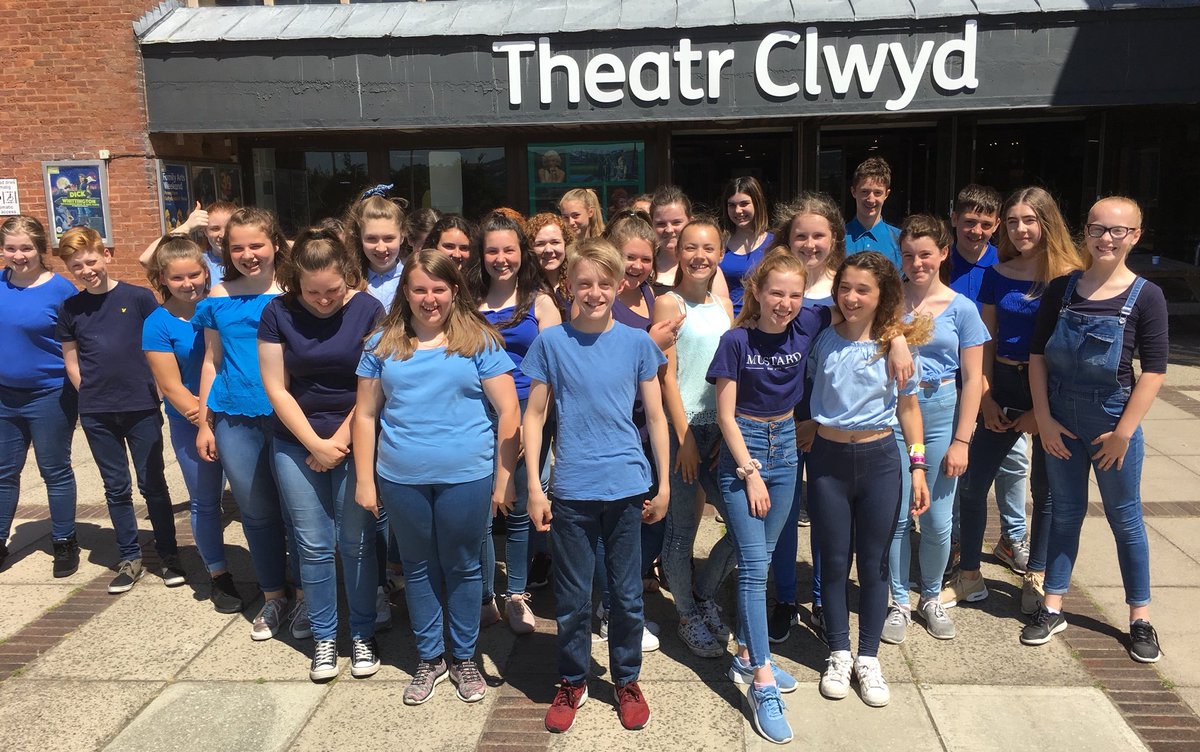 TT_Schools's tweet photo. What a great day! Here’s the cast of #TTLife outside the theatre at today’s rehearsal. It’s the 13-18 groups from all four of our schools. https://t.co/nI1khEmVsN