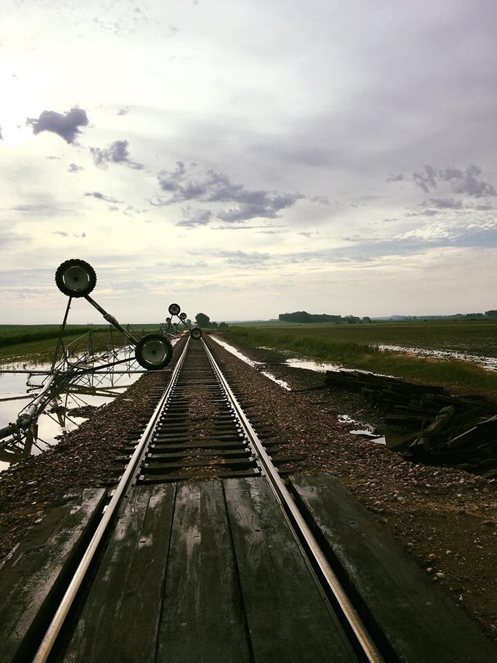 JustinDoerr's tweet image. Storm event this morning East of Plainview, NE