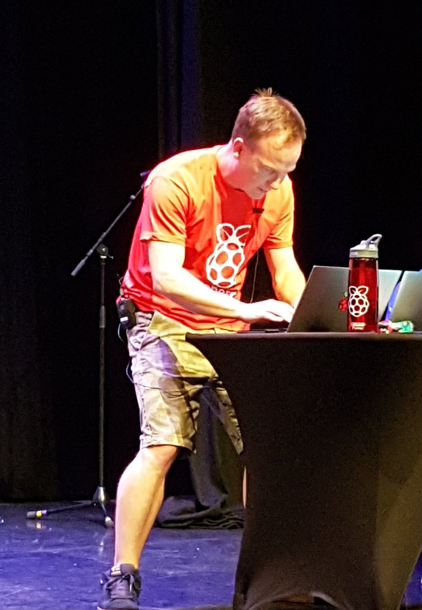 martinohanlon's tweet image. Really enjoyed my time at #raspberryfields today. Loved presenting on the main stage.