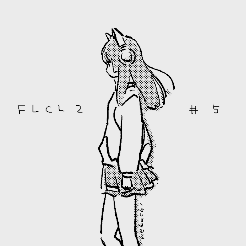 「#FLCL2 」|めばち4/5〜個展@東京のイラスト