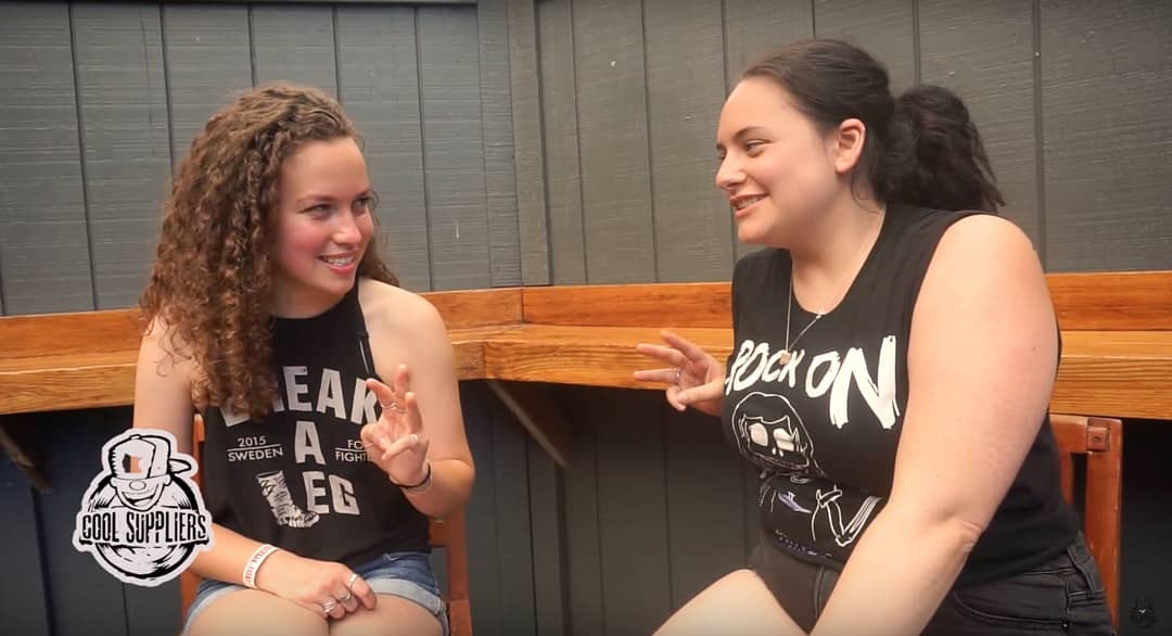 Jess and Shelby chatted with @coolsuppliers about women in music at Mountain View Warped! Check it out: youtube.com/watch?v=_Z8m0c…