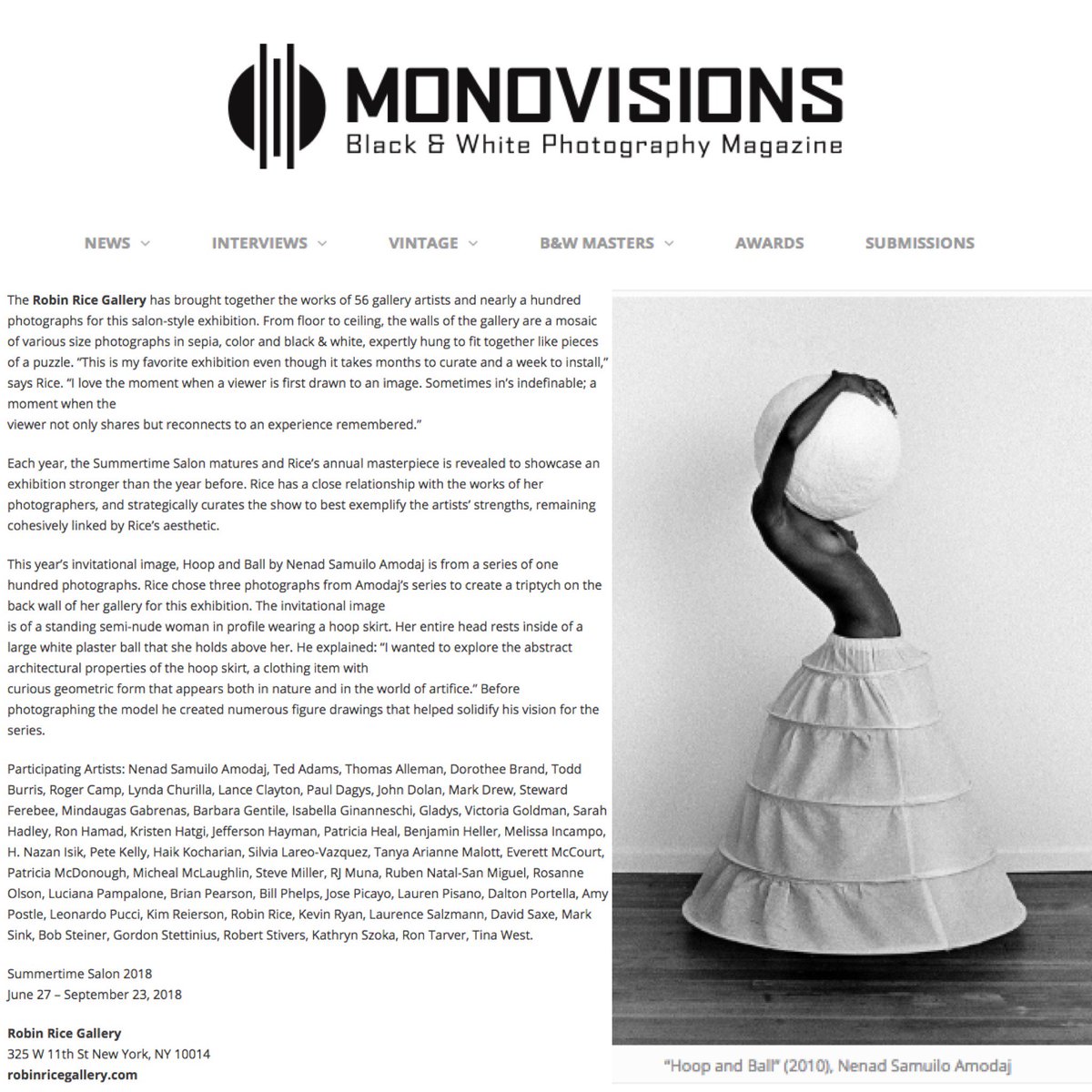 What a week! Thank you Monovisions for the shout out.