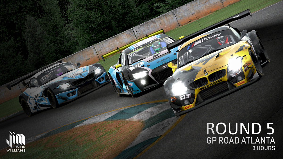 #iRacing | Luck has not been on our side today despite all the effort of our drivers. We finished the fifth race of the iR <a href="/realVRS/">VRS</a> GT3 World Championship with two cars in Top20. #RoadAtlanta

#Yellow P12
#Azzurri P18
#Pink 28
#Black 30
#White RET