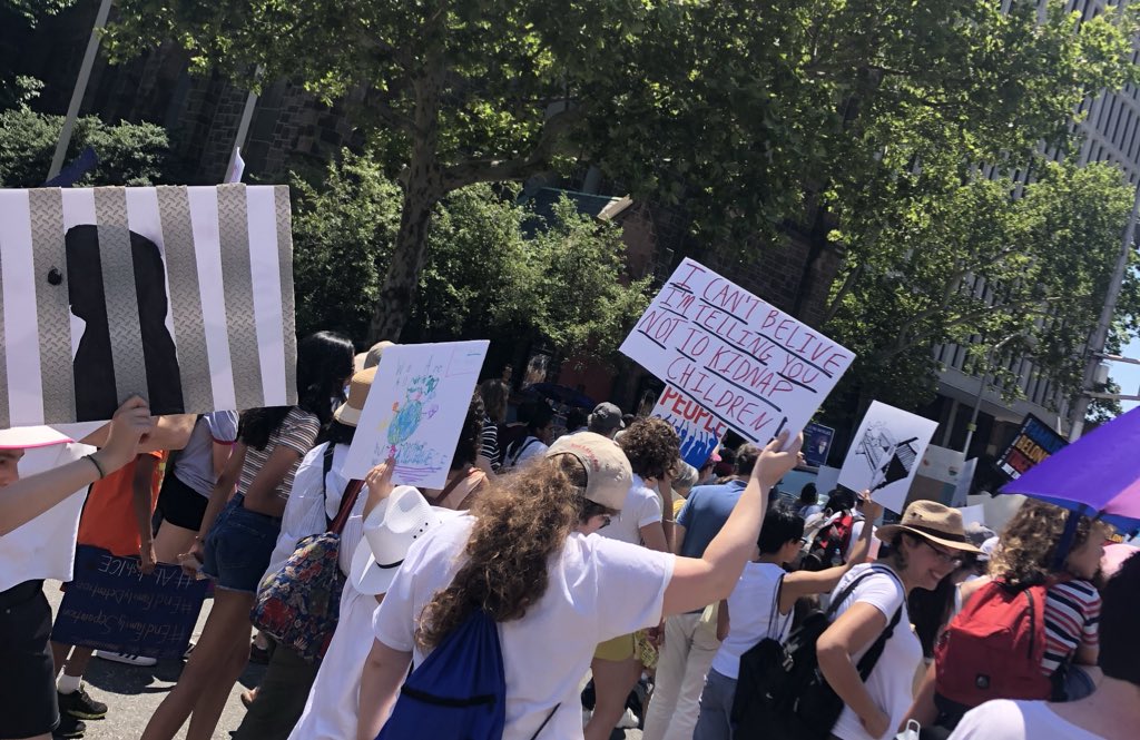 mermarii98's tweet image. If you aren’t protesting today, what are you doing? #FamiliesBelongTogetherMarch #KeepFamiliesTogether #NewarkNJ