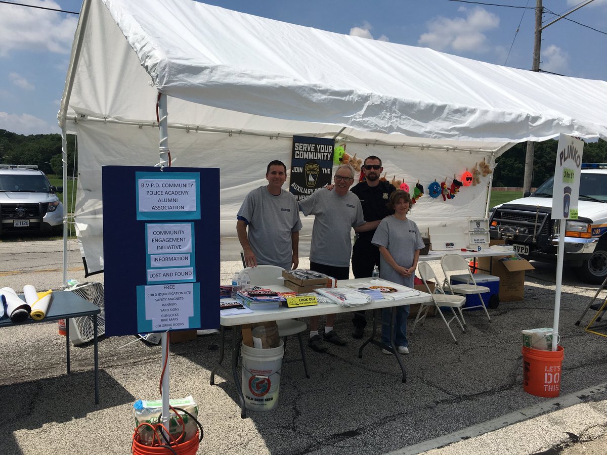 BayVillagePD's tweet photo. Stop by the BVPD Auxiliary and CPA Alumni booth for free gun locks, safety magnets and banners and kids coloring books. https://t.co/DC66gMGO4L