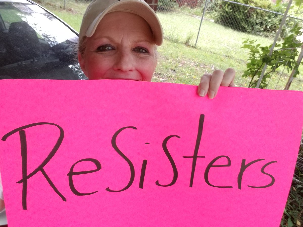 sheryl_monk's tweet photo. @PolitiSass I don't mind going alone, but #ProtestOfOne doesn't have much impact... https://t.co/DZgLEMj0Oc