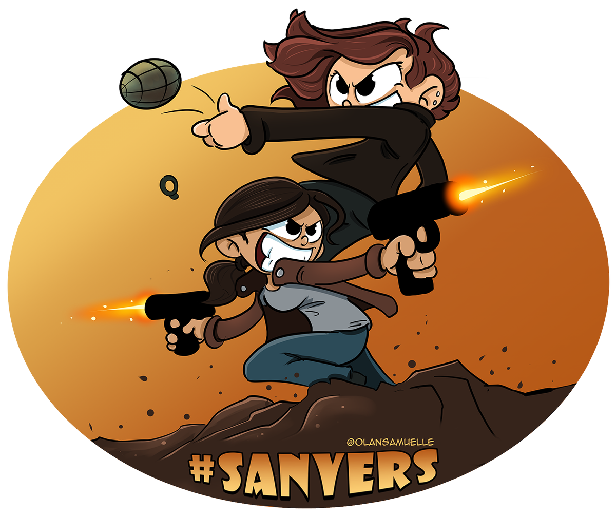 #Sanvers fanart drop :) Happy weekend! :)