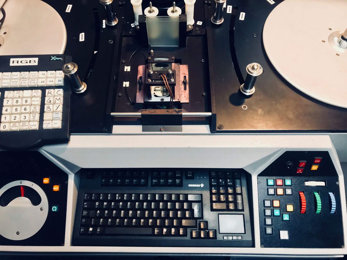 gothamphotochem's tweet photo. Setting up our 65/70MM Colormaster for a new Restoration! No cinematic experience can contend with large format celluloid!

#35mm #65mm #70mm #IMAX #kodak #shotonfilm #Prints #GPCLAB https://t.co/9MLqwoPh3g