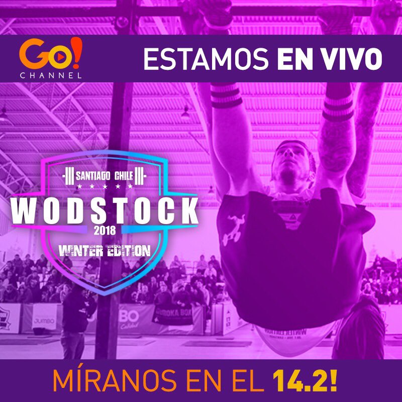 GrupoBrainCL's tweet photo. Go! Channel 📺 .. Estamos EN VIVO transmitiendo WODSTOCK 2018 Winter Edition desde Chimkowe! Sintonízanos en el 14.2 y atentos a nuestras sorpresas!

Síguenos en nuestras redes!
Instagram: gochannelcl
Facebook: Go Channel
https://t.co/DNsURhOJdb https://t.co/bmKMbBQmx4