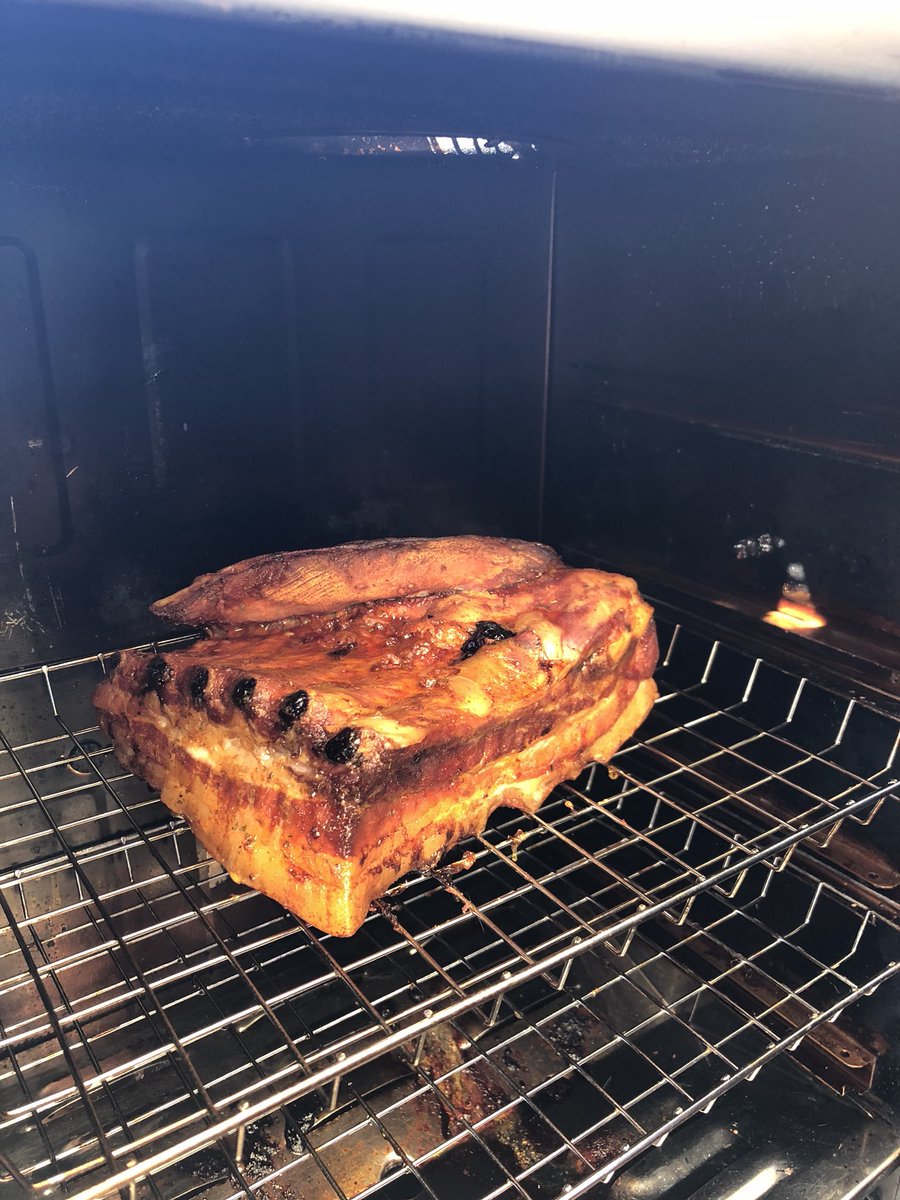 Delicious pork from <a href="/bestbutchers/">Best butchers</a> slathered with <a href="/theribman/">mark gevaux</a> rub and left in the bradley smoker for 7 hours (maple smoke on for 2) = falling apart and tasting amazing #notvegan
