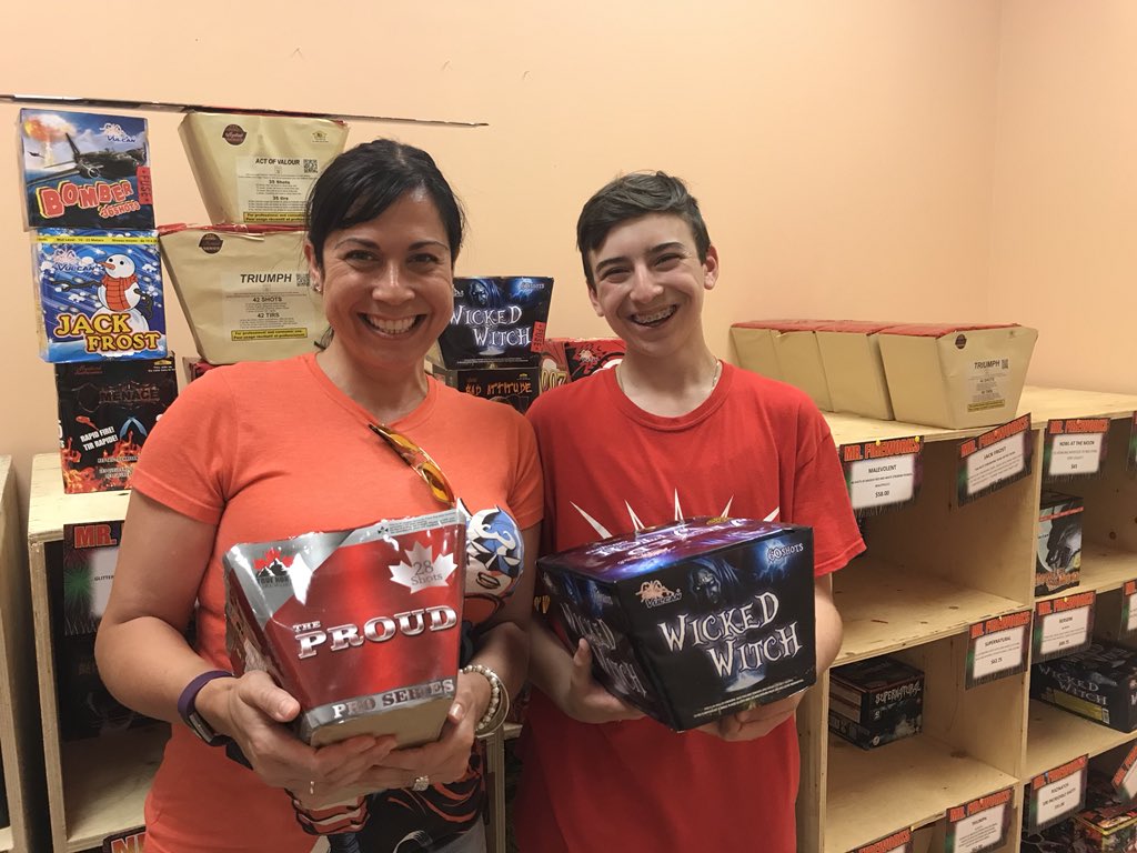 ...because when you need amazing fireworks for your birthday, which also happens to be #CanadaDay, you go to your fireworks guy in #Woodbridge at 60 Winges Road! #SummertimeGeorgians <a href="/MasonDip2802/">Mason Dipierdomenico</a> @mruscitti