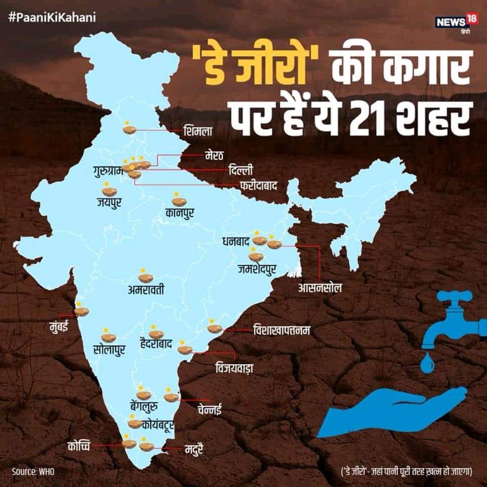 iamleftyone8's tweet photo. We need to be focused
Regarding #Waterscarcity in India....
#Reuserainwater... https://t.co/XPQH65u90R