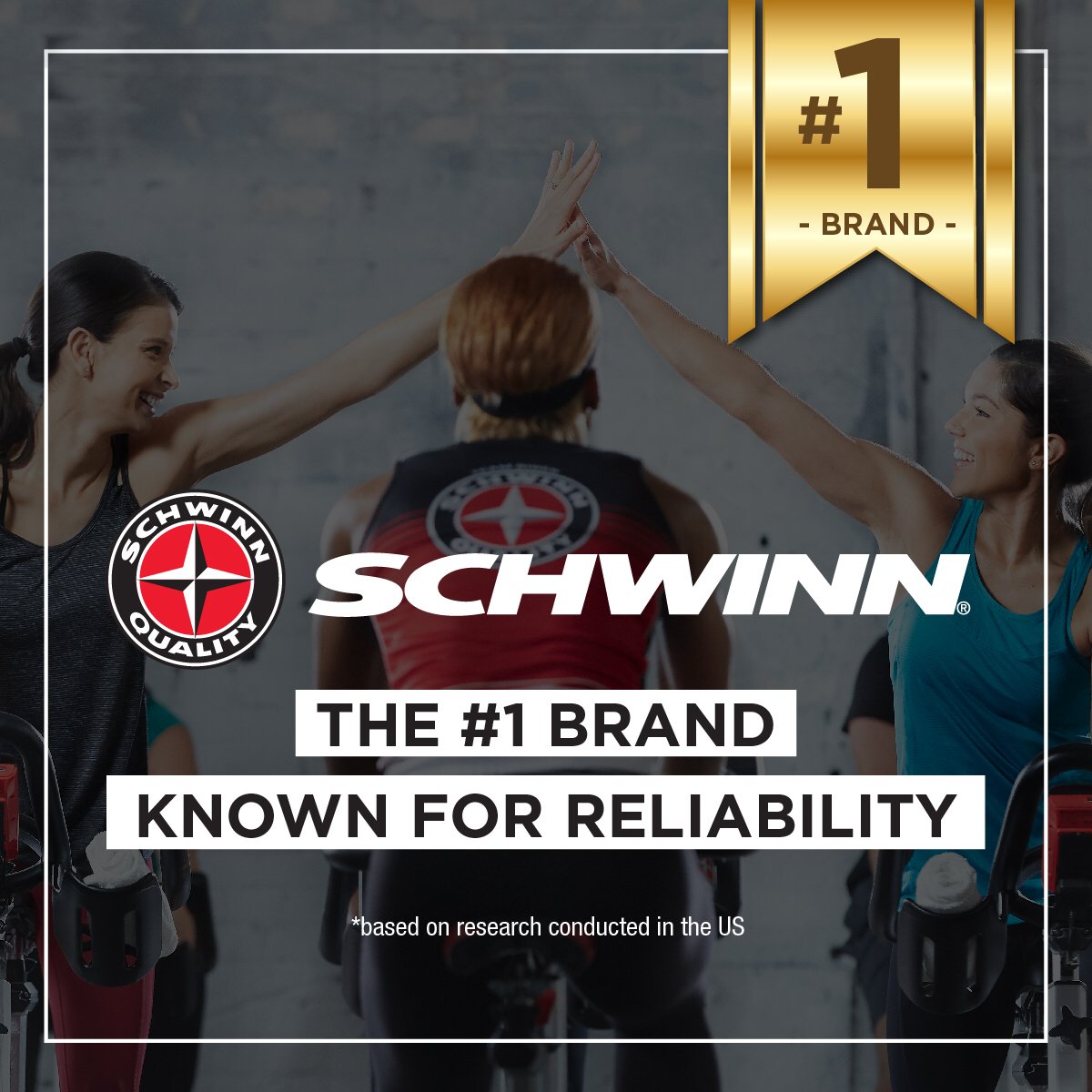 SCHWINNtraining's tweet photo. Reliability matters! Schwinn is the #1 brand known for reliability. Leverage ingredient branding in your fitness facility to give your members what they want. https://t.co/cQxWIXU7wf #Schwinn #IndoorCycling #RideRight #1BrandKnownForReliability https://t.co/N70U7JQMCR