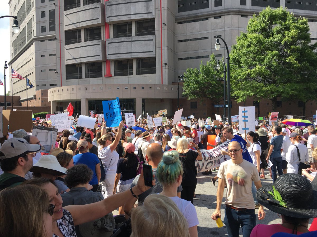 PersistentOwl's tweet photo. Marching in Atlanta @atlantamarch #familiesbelongtogether https://t.co/VacxT39zho