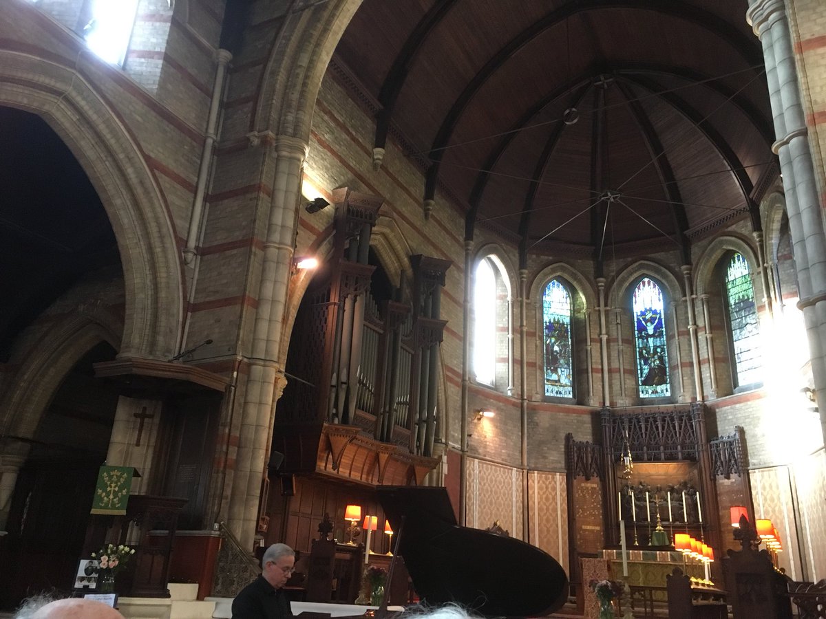 At #DimitriKennaway’s #PianoRecital by in aid of @mariecurieuk at #EmmanuelChurch, Lyncroft Gardens, #WestHampstead. @WHampstead @WHampsteadLife #community #charity #music #Beethoven #Chopin #Debbusy #DomenicoScarlatti