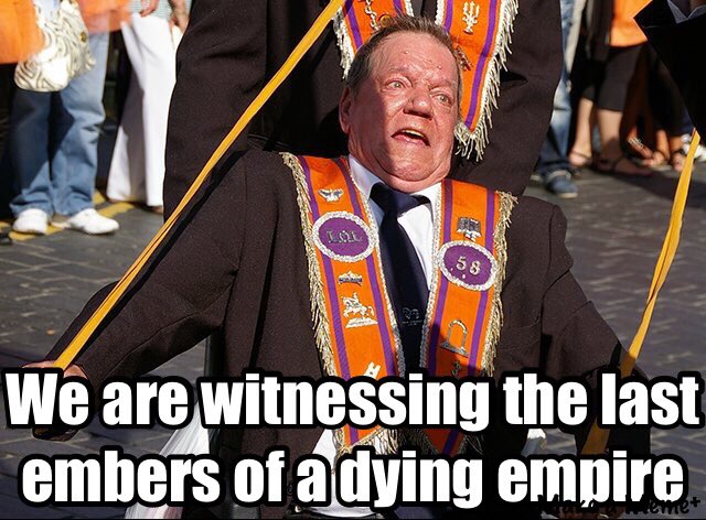 MorLachie's tweet image. I believe we are seeing a dead and dying empire in its last throes #TimeHasComeToday