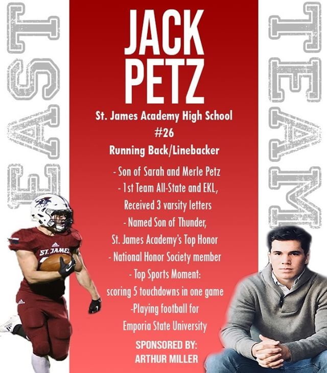 Featuring Kansas Shrine Bowl East Team member, Jack Petz #26 Running Back/Linebacker #MoreThanAGame #ForTheKids ift.tt/2tHCCNw