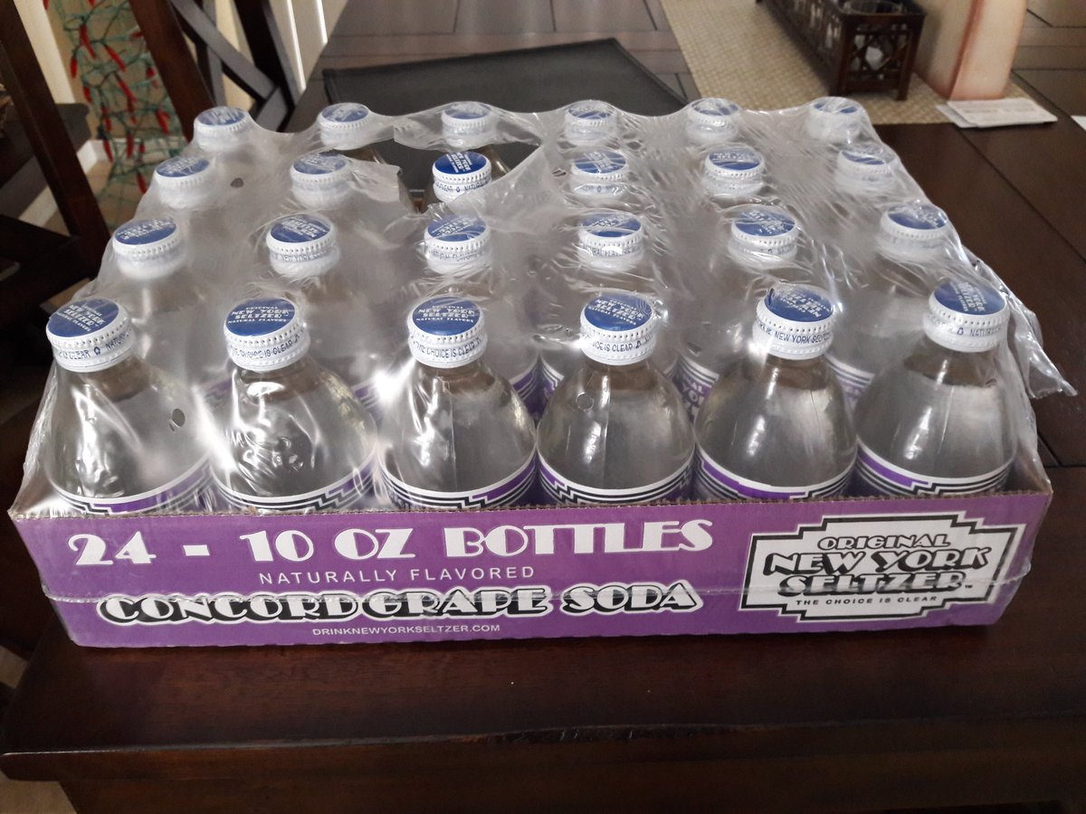 What do you do when you find your hard-to-find favorite flavor of <a href="/DrinkONYS/">New York Seltzer</a>? That's right...you buy the whole dang case.