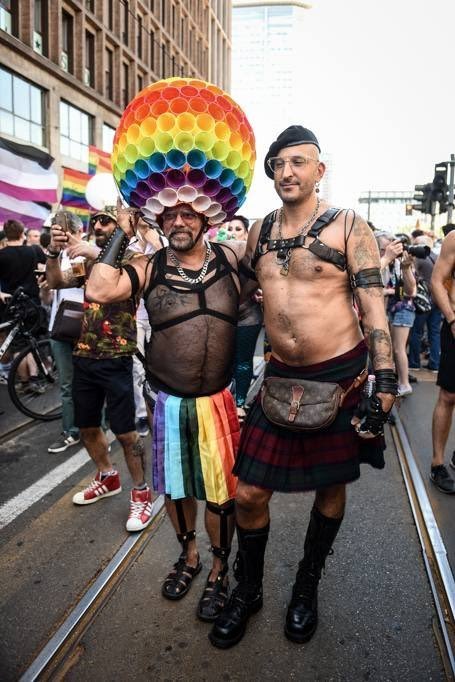 Pride bowtie and suspender set