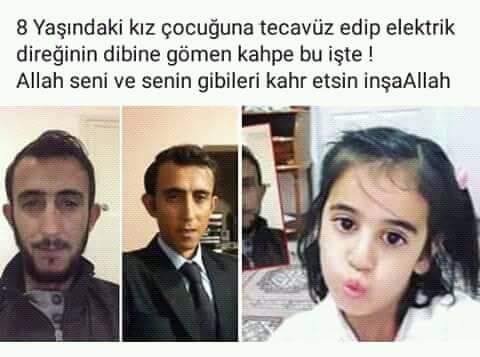 Bu allah'ın belasına idam istiyoruz  kahrolsun çocuğa kalkan eller