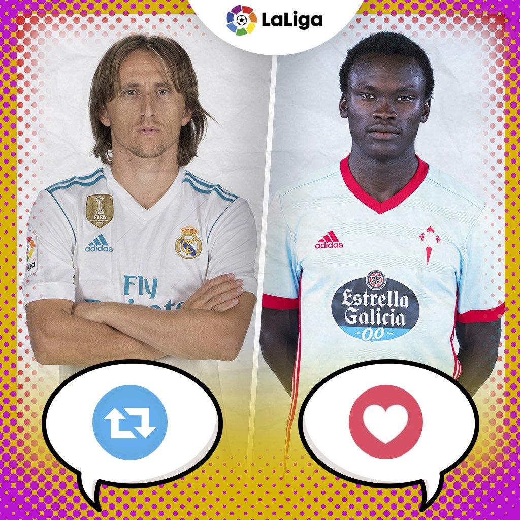 LaLiga's tweet photo. ¡Diferentes y decisivos!

🔁 Modrić 🇭🇷
❤ Sisto 🇩🇰

#LaLigaWorldCup https://t.co/qtnxKEzF2Q
