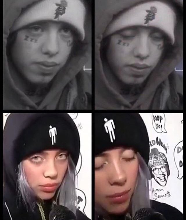 Billie eilish and lil xan are carbon copies of eachother don’t @ me hoes.pi...